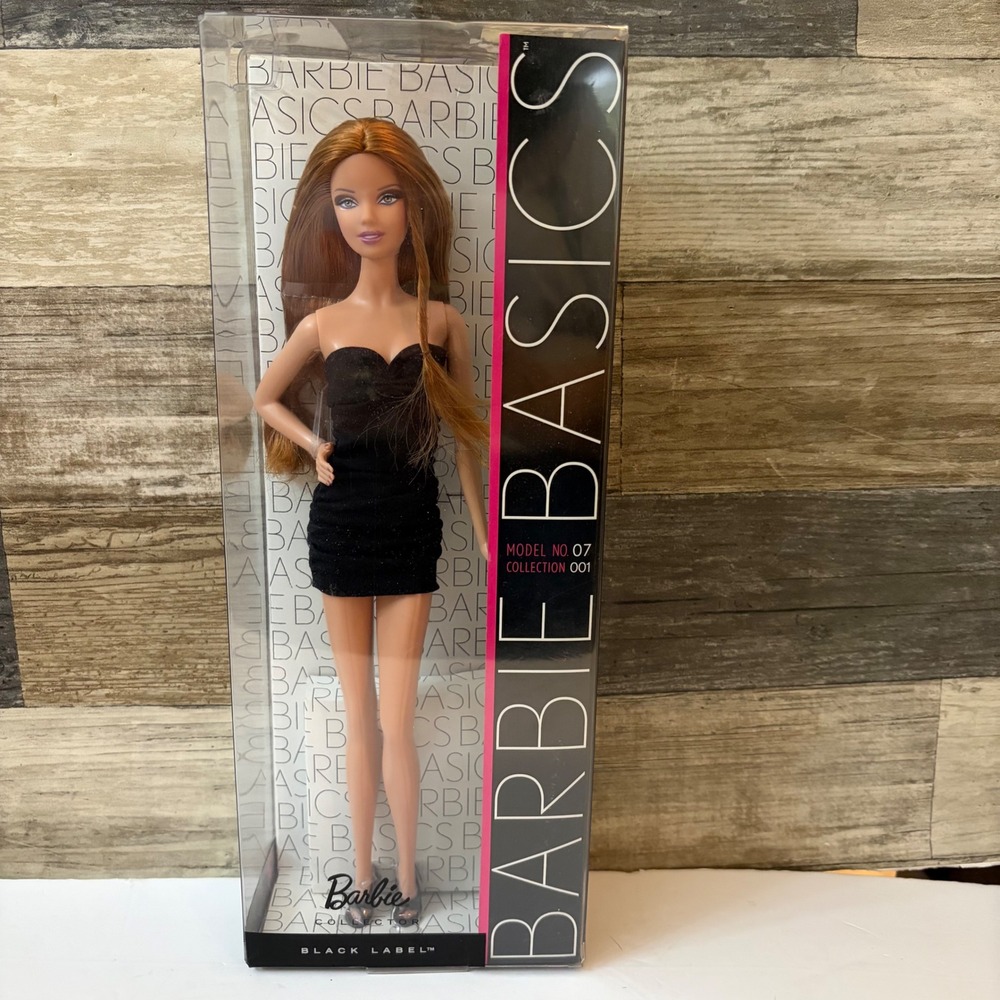 Barbie Basics Model 07 Collection 001 Black Label Auburn Hair Doll R9915 2009